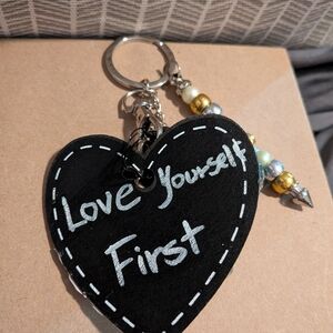 Black Heart Key Holder